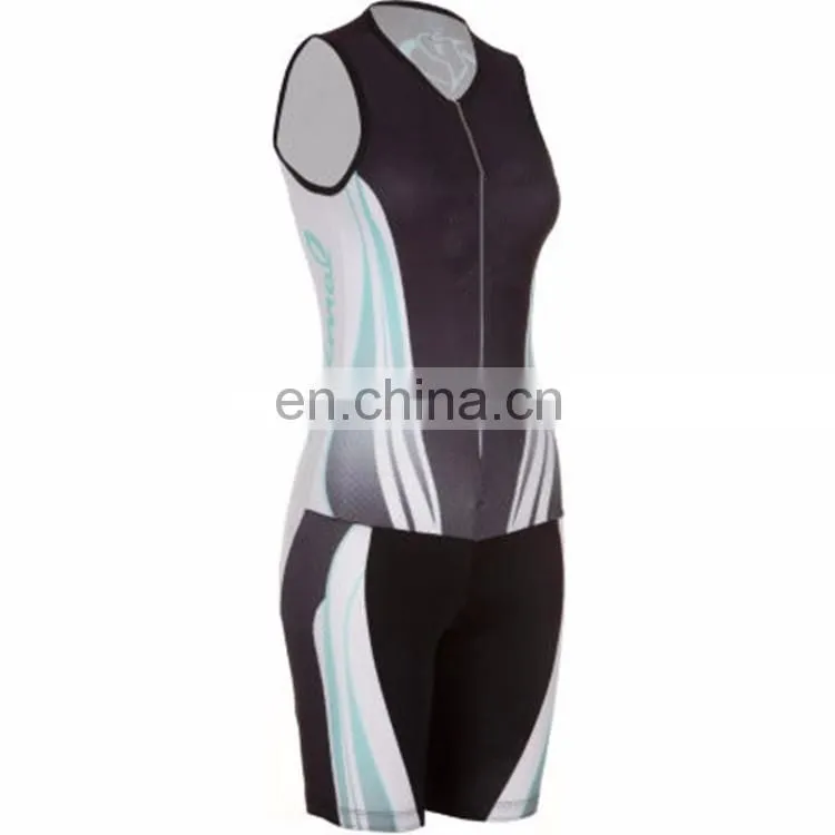Quick drying sublimation women triathlon wear