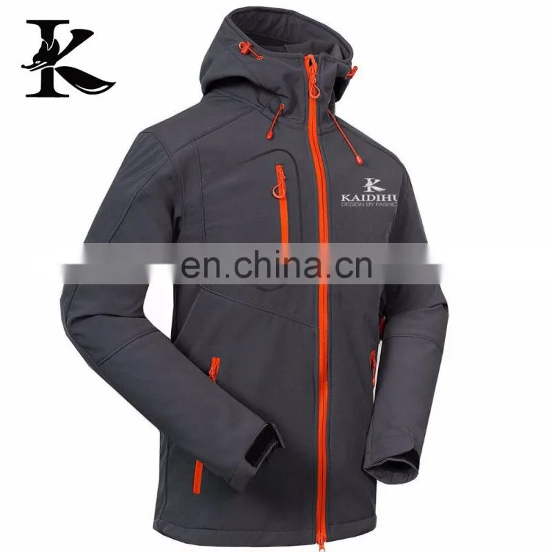 best quality waterproof breathable softshell jacket for man with fashion style