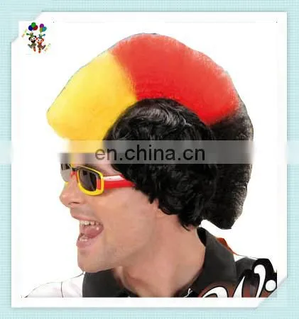 Patriotic National Flag Colors Sports Fan Party Synthetic Wigs HPC-0021