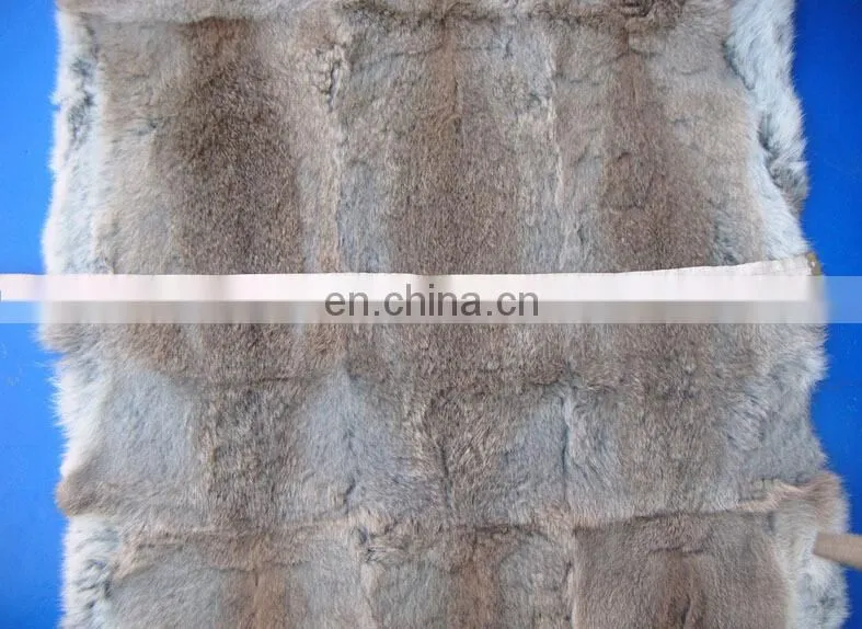 Factory wholesale thick and soft real rabbit fur fabric