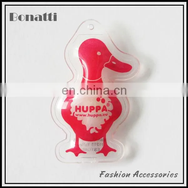 Custom PVC feather label for garment
