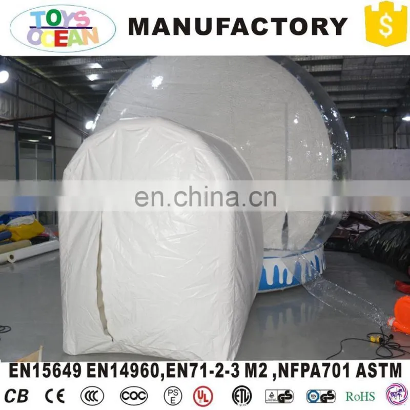 Customized Design Inflatable Snow Globes For Indoor Advertising With High Quality