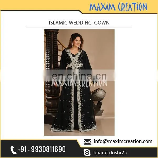 Good Fabricated Islamic Wedding Dress for Mass Purchase by Good Dealer
