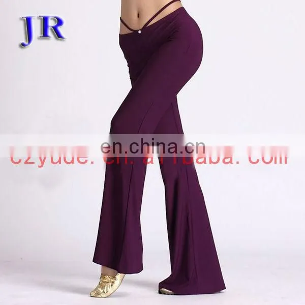 Crystal cotton practice belly dancing pants K-4005#