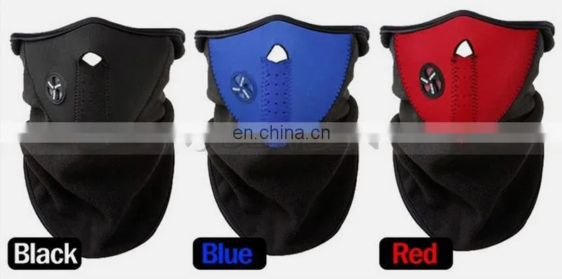 Black/Red/Blue Colored Ski Masks for Winter Climbing Riding