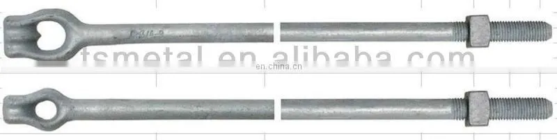 Hot dip galvanized turnbuckle stay rod