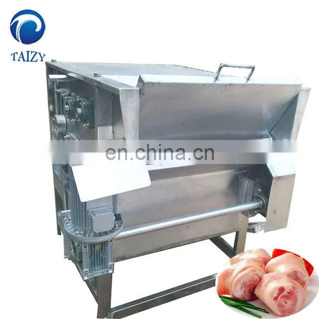 High efficiency animal feet hair removing machine pig trotter