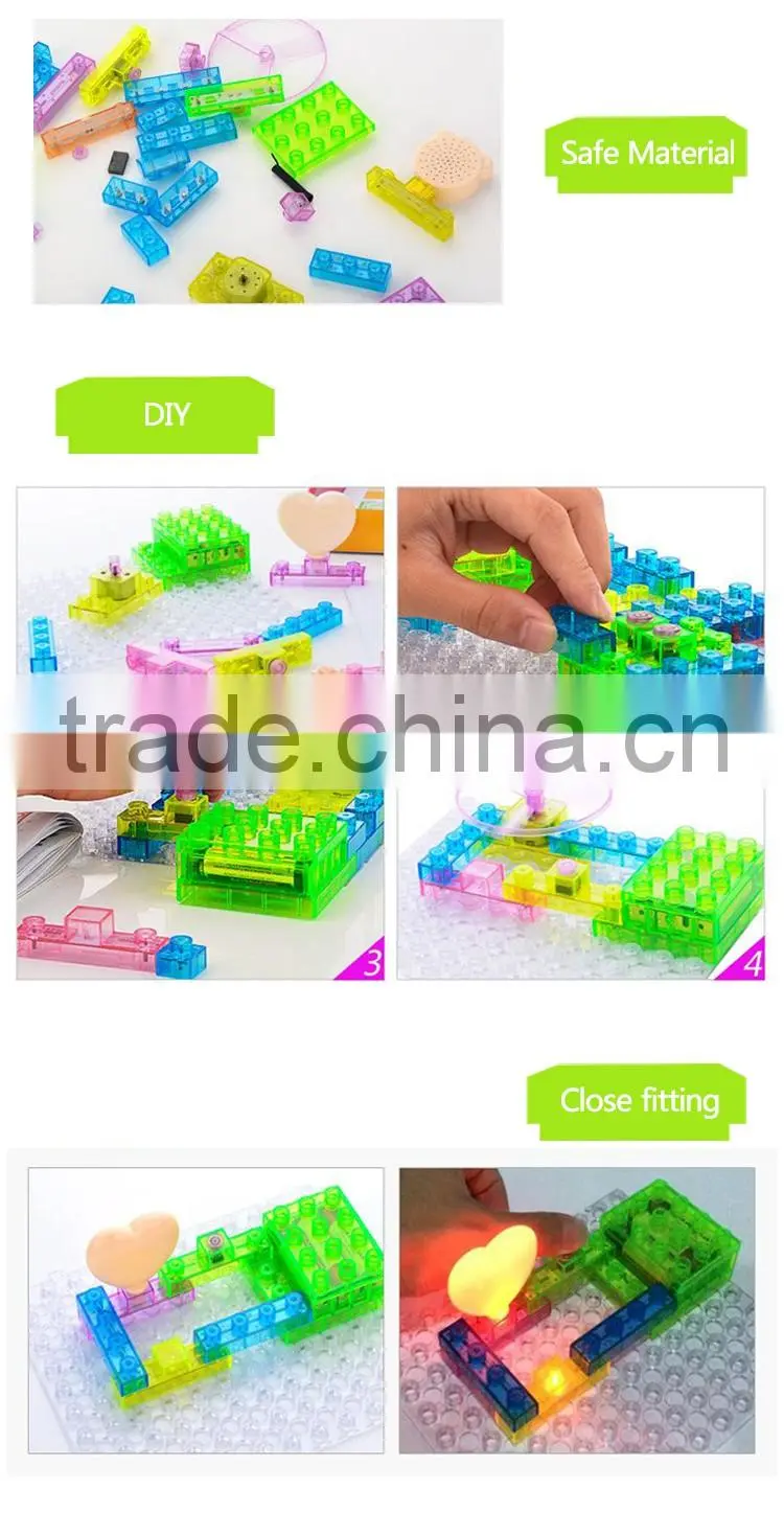 Manufactory educational toys electronic toy brick made in china