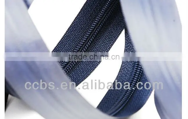 brand new waterproof Nylon Long Chain Zipper Made in China