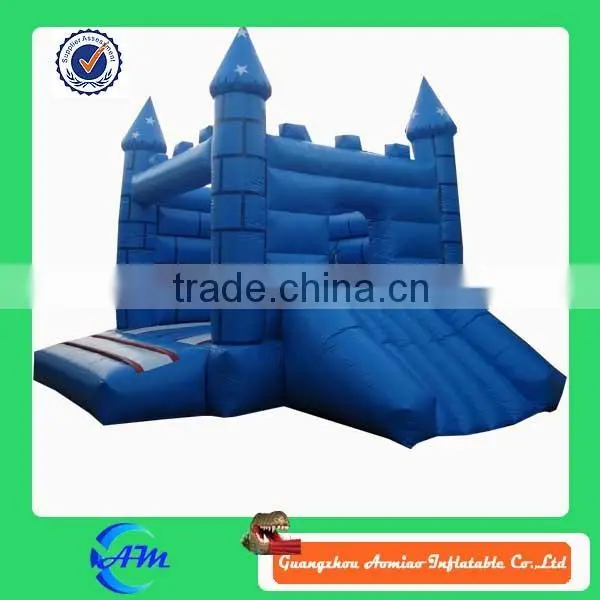 wholesale inflatable blue bouncy castle inflatable bounce house
