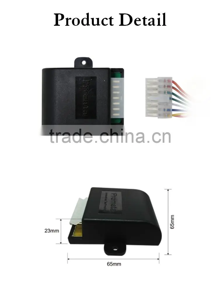 Electric auto folding car mirror kit