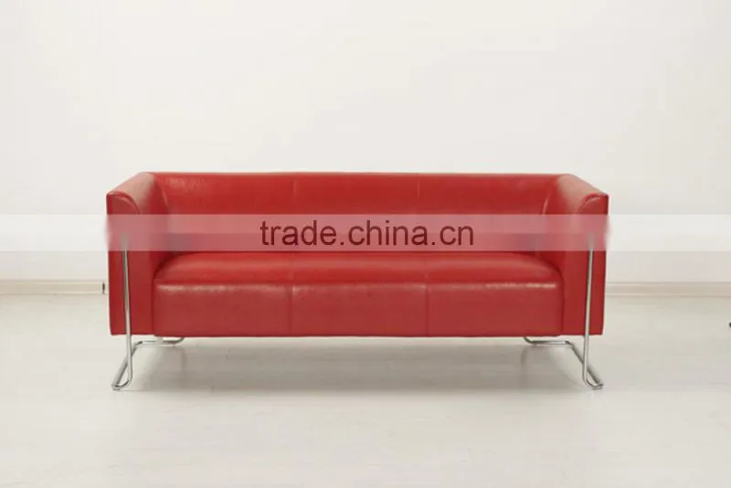 Workwell popular style office sofa set with wooden armrest kw-SS02