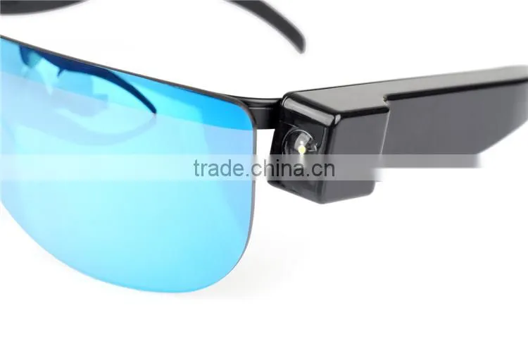2Mega WiFi Sunglasses IP Camera HD 720P@25FPS WiFi Action Camera Glasses with Android IOS APP and PC CMS For Online Remote View