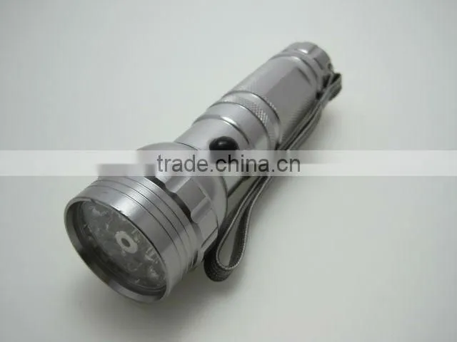 Aluminum 15+1 LED flashlight