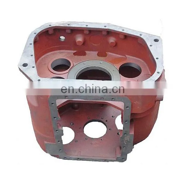 Cast iron chain and sprocket gearbox housing