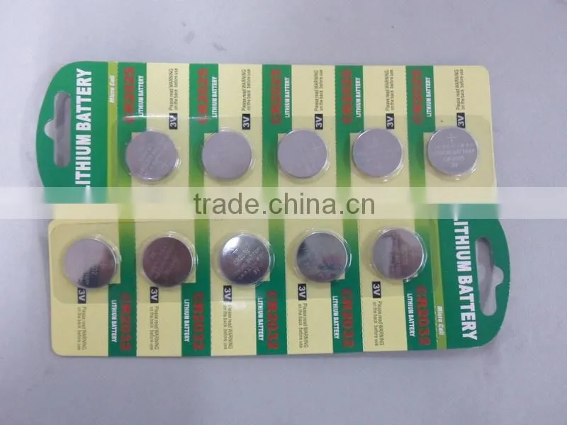 Button cell 3v cr2032 lithium battery