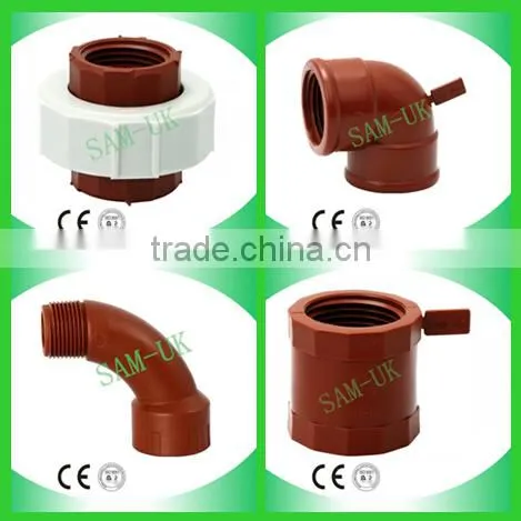 Newest plastic pvc threaded nipple for hot water