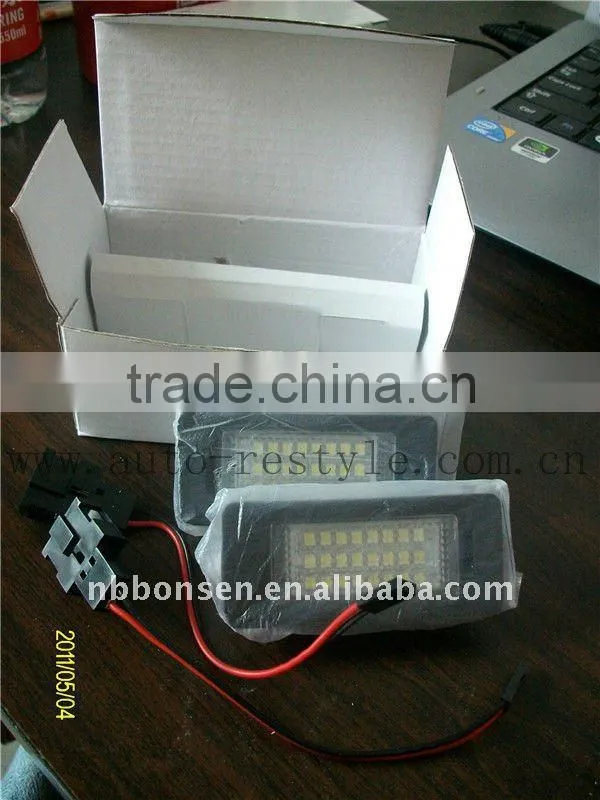 2014 hot design Q5 LED licence plate lamp with no errors, no warnings, no flickers, no OBC errors,super bright