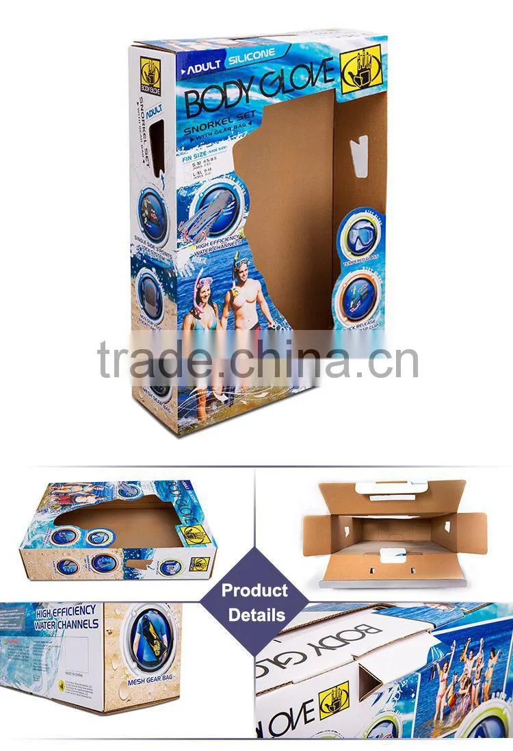 High Intensity Cardboard Kraft Paper Box With Window
