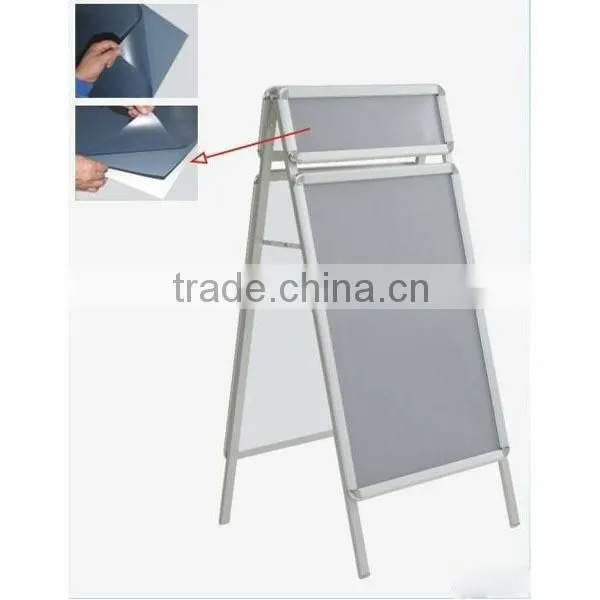 Double-sided Four exhibit A shape poster frame