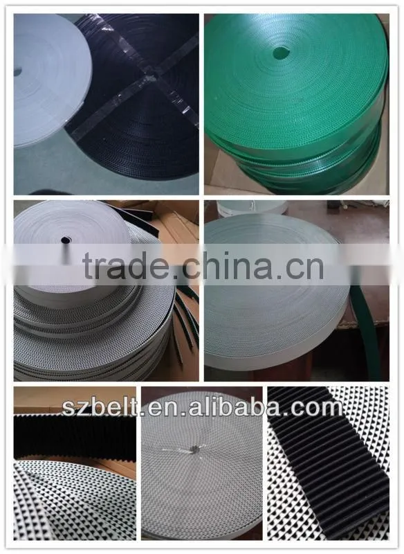 H type PU timing belt for automatic sliding door belt weatherstrip