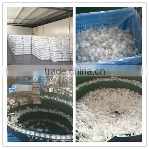 Liquid Soap Bottle Foaming Pump plastic vials with snap caps