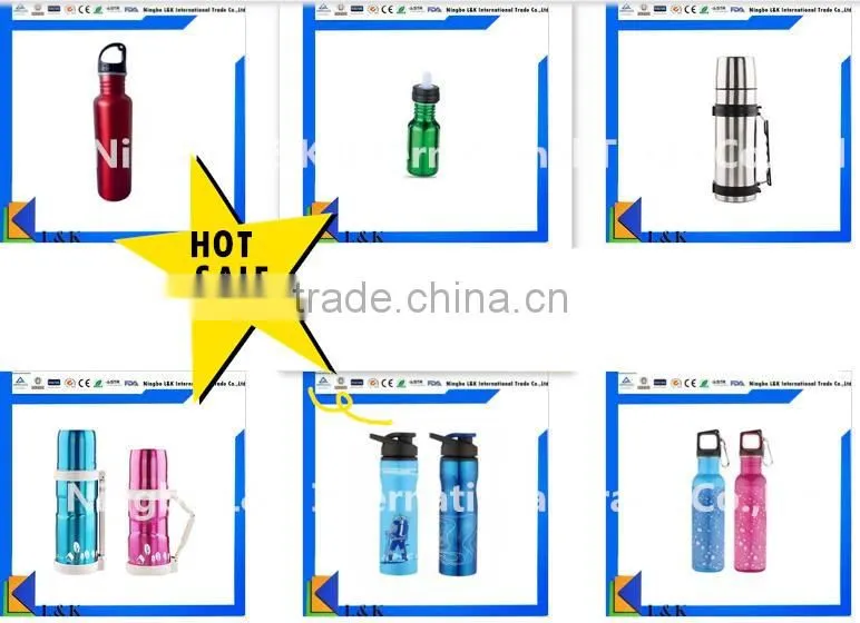 Vacuum insulated stainless steel water bottle/sport bottle