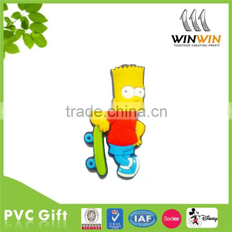 Winnie the Pooh high quality 3D soft PVC fridge magnet