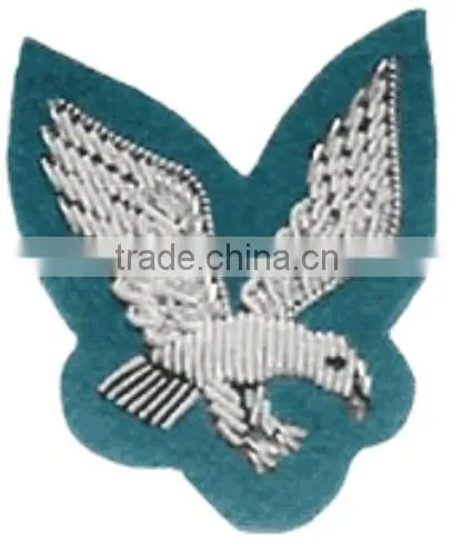 Embroidery Hand Made Machine Bullion Badges Passementerie Cap Cord Aigullettes Ecussons Patches Rank Shoulder Mark