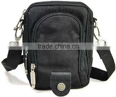 Waterproof Mens Shoulder Bag Patchwork Fabric