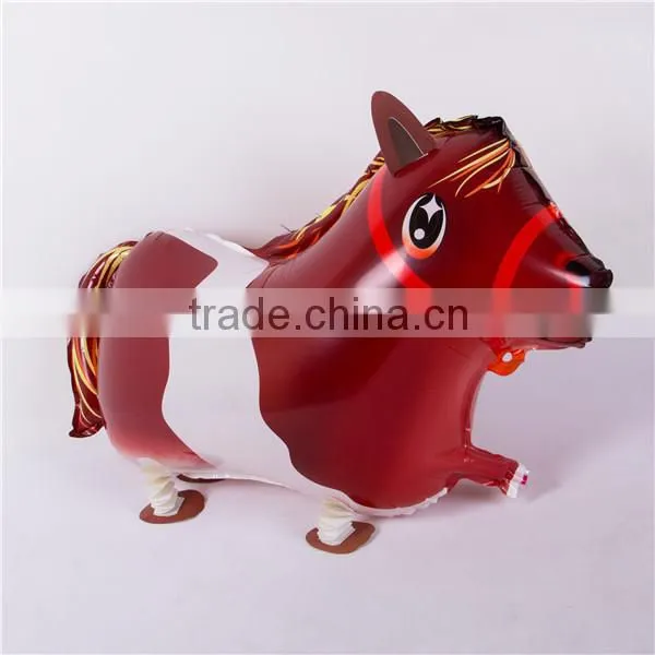Hot sale EN71approved walking animal horse shaped balloon