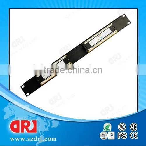 china supplier cat5e UTP 16 port patch panel