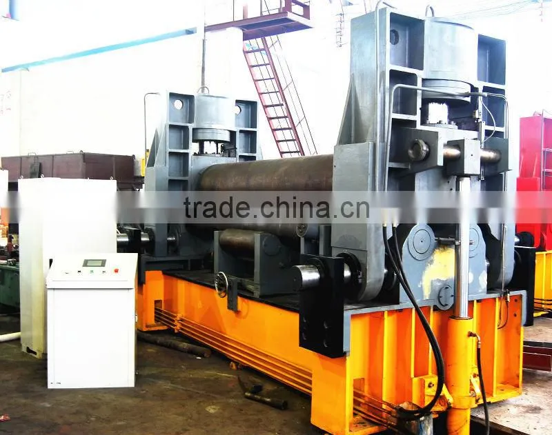 Hydraulic rolling machine, automatic rolling machine, plate rolling machine