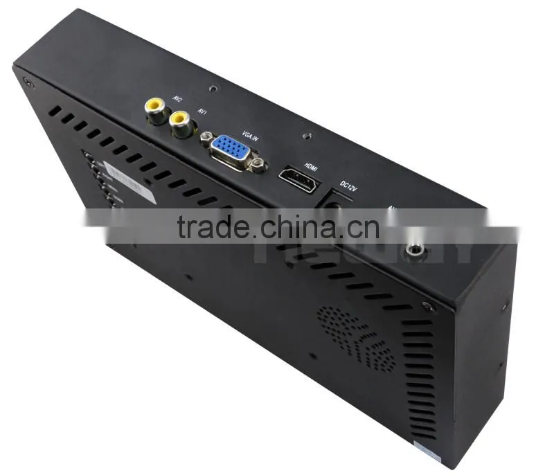 metal housing 8 inch widescreen tft lcd open frame cctv touch monitor