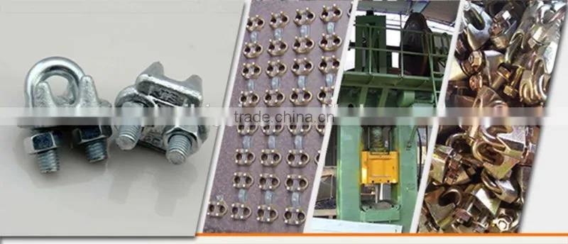 stainless steel 316 din1142 wire rope cable clip
