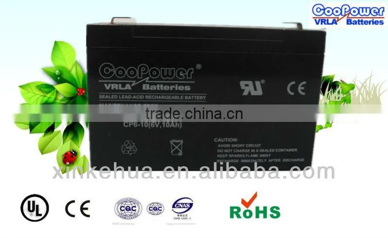 Solar Battery/AGM Battery/UPS Battery/SMF battery/Eemergency light battery/Rechargeable battery/6V10AH Lead acid bat