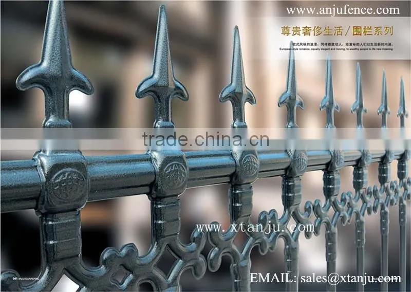 Decorative Euro Steel fence design made in China DK001