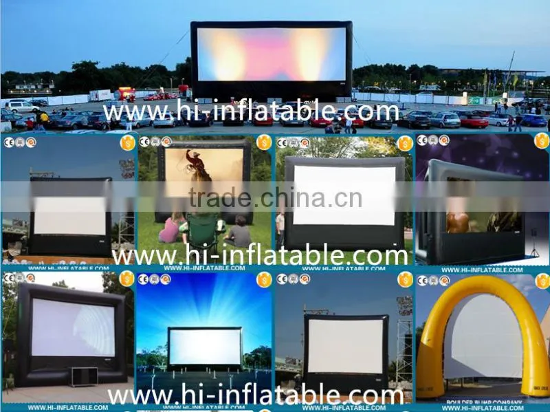 Outdoor inflatable movie screen, inflatable film screen No. 045 for sale