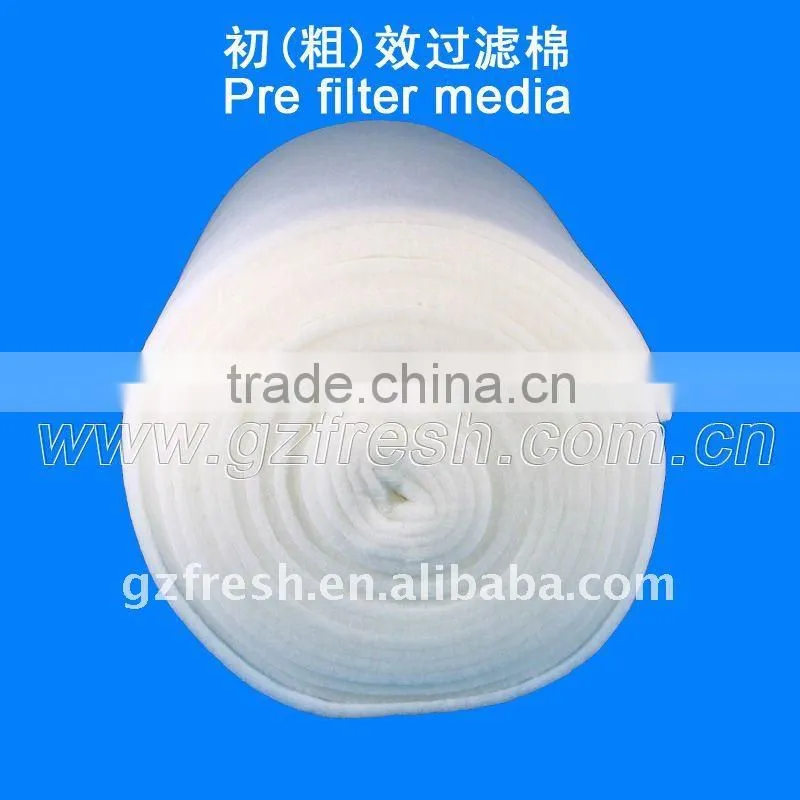 Supply FRS-40 highly cost effective air filter cotton,filter cotton for spray booth(factory price)