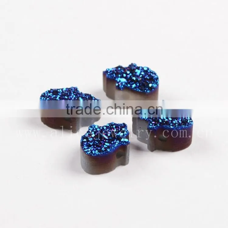 AAA top quality hamsa shape agate druzy stones beads cabochon wholesale