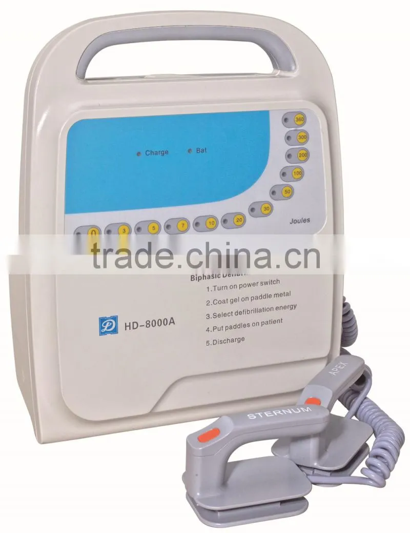 Portable Biphasic Defibrillator HD-8000A