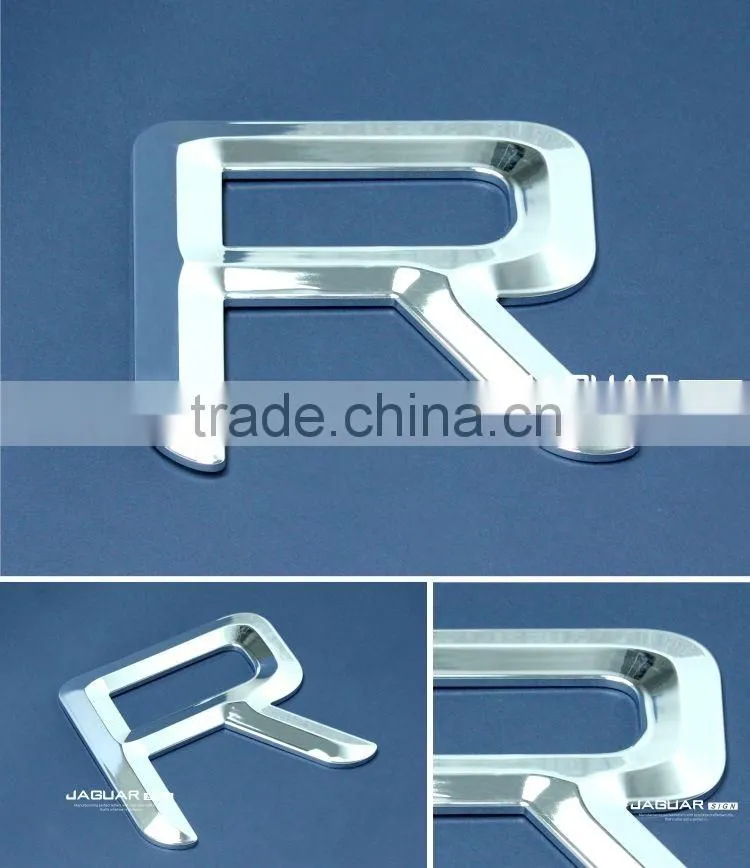 acrylic 3d car brand name sign from jaguar