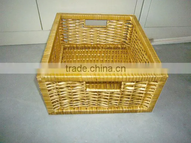new style honey willow wicker storage basket
