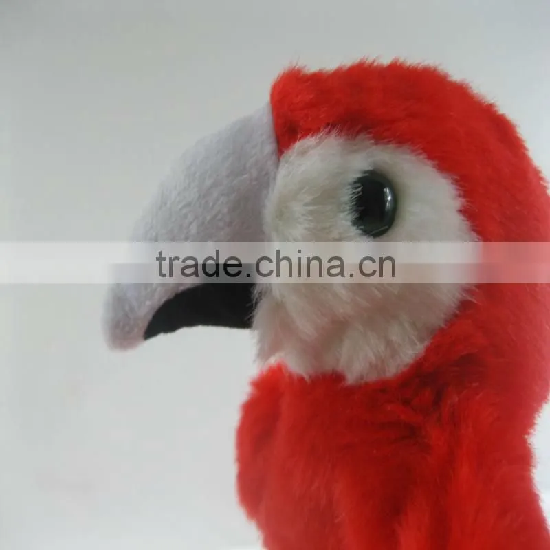 Funny plush frog hand puppet