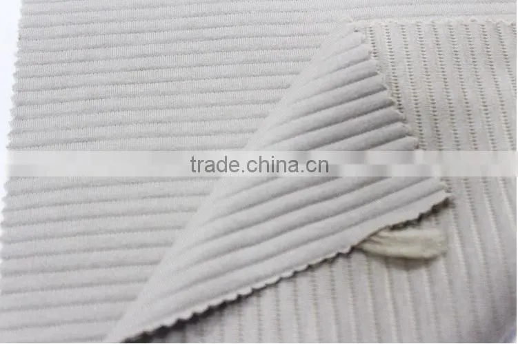 80 cotton 20 polyester knitting jacquard air layer fabric