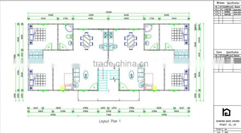 Fast Assembling modern prefabricated house/prefab villa/mobile villa