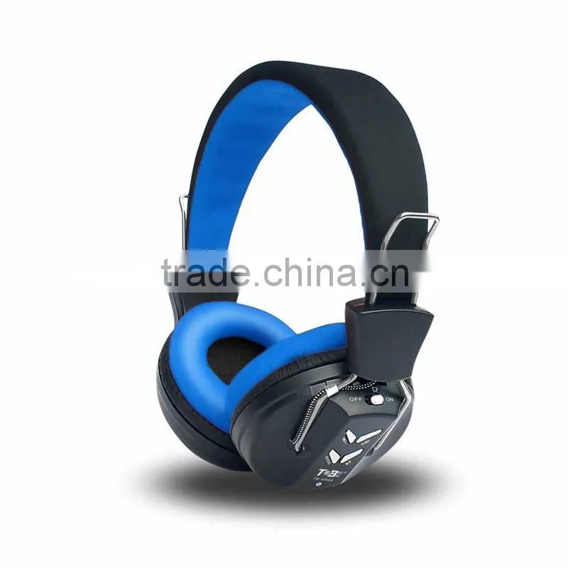 China manufacturer cheap 2 way radio wireless headset with memory card and FM radio