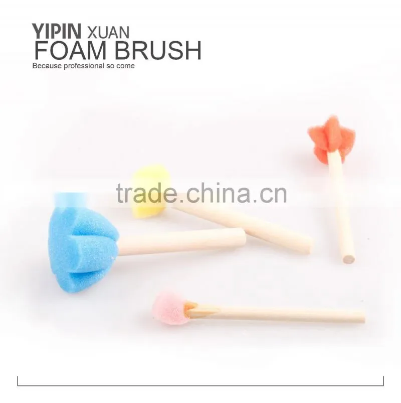 Best Quality DIY Wood Handle Sponge Paint Brush