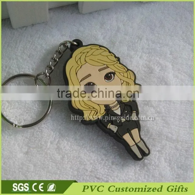 Custom design pvc keychain,key chain for promotional