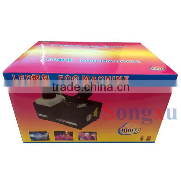 professtional 900w led fog machine with blue color